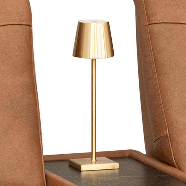 Wireless Charging Table Lamp: Gold