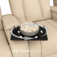 Serenity Leather BACKROW Home Theater Seating® Single Recliner