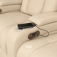 Serenity Leather BACKROW Home Theater Seating® Single Recliner
