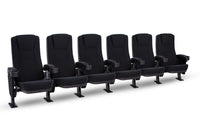 Seatcraft Zenith Movie Seats, Fabric, Black