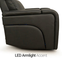 Seatcraft Vibrato SoundShaker Immersive Audio w/ Bluetooth Sync, Top Grain Leather Home Theater Recliner