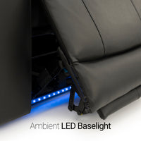 Seatcraft Vibrato SoundShaker Immersive Audio w/ Bluetooth Sync, Top Grain Leather Home Theater Recliner