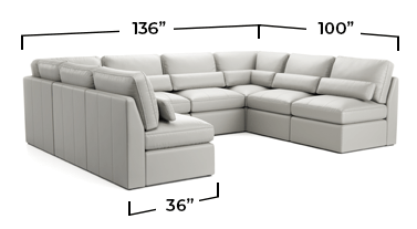 8-Piece Sectional 136.0"