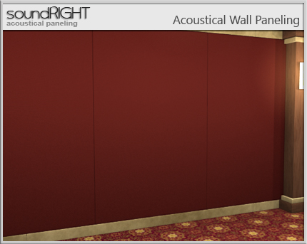 Home Theater Acoustical Wall Paneling Fabric