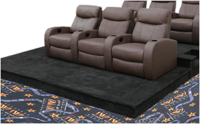 theater risers decor 4seating seat