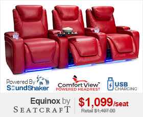 Seatcraft Equinox Red Leather Theater Seating Seatcraft Equinox Red Leather Theater Seating