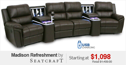 Seatcraft Genesis Theater Sectional Seatcraft Genesis Theater Sectional