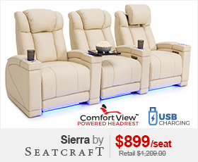 Seatcraft Sierra Cream Leather Home Theater Seating Seatcraft Sierra Cream Leather Home Theater Seating