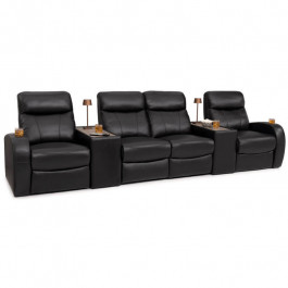 Rialto Leather Console Table Row of 4 Middle Loveseat