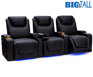 Seatcraft Headline Big & Tall Media Room Loveseat 