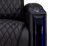 LED Armrest Accents on the Seatcraft Apex Single Recliner