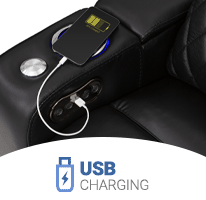 Home Theater Seats USB Charging