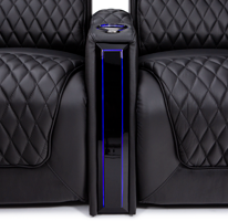 LED Accents on the Armrests of the Apex