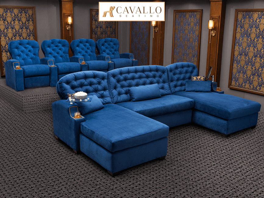 Cavallo Chateau Media Lounge Theater Furniture