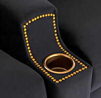 cupholders and nailhead designs