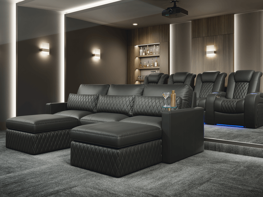 Seatcraft Diamante Media Lounge Sofa & Home Theater Seat