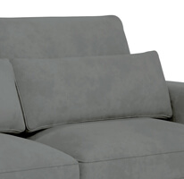 L-Sectional Kidney Accent Pillows