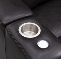 Cupholders for each arm on Octavius Sofa