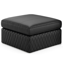 Diamante matching ottoman