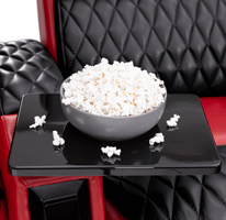 Removable Black Swivel Tray Table