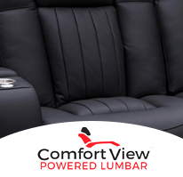 Adjustable Power Lumbar on the Seatcraft Cavalry Sofa
