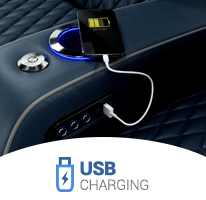 USB Charging Movie Chairs