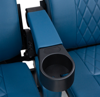 Movie Theater Seats with Cupholders in Each Arm