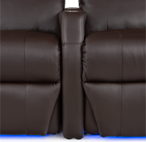 Sienna Black Slim Home Theater Seat Armrests