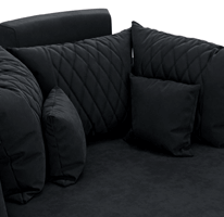 Swivel Cuddle Seat Accent Pillows