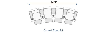 Curved Home Theater Seating Configurations