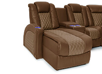 Add a power chaise lounger to the Your Choice Two-Tone Cadence Sectional