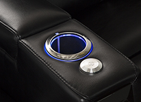 LED Lighted Cupholders in the Your Choice Seville